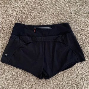 Black lululemon shorts